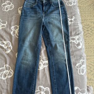 L’agence Sada High Rise Cropped Slim Leg Jeans in Cambridge